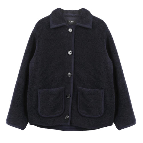 A.P.C. Estelle Double Pocket Button Wool Jacket WOARG F32035
