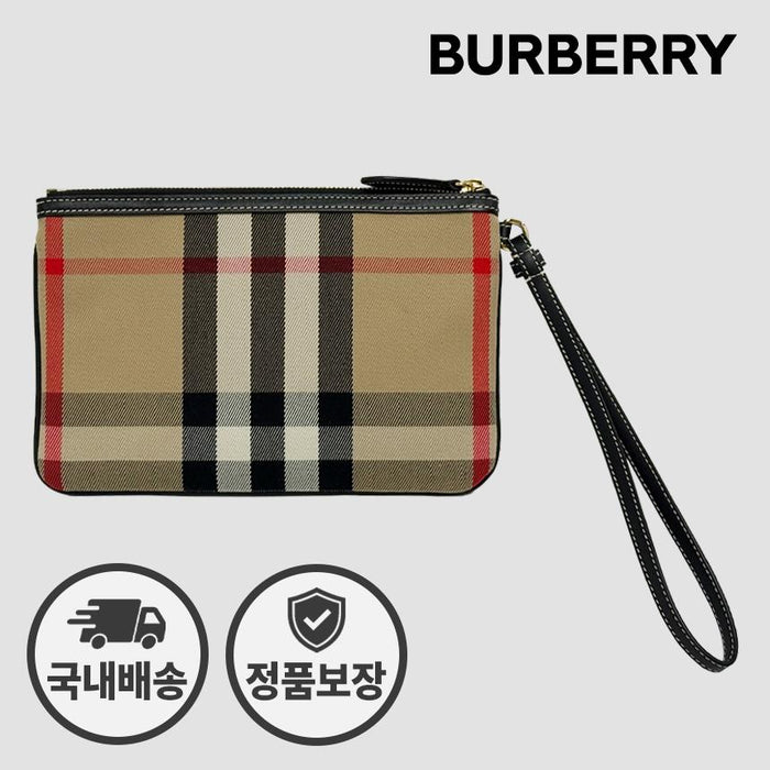 BURBERRY Women's Strap Pouch Clutch Bag 81092751