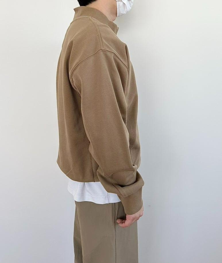 Nike Camel Fleece Crewneck Sweatshirt Mens Asian Fit DM5274 258