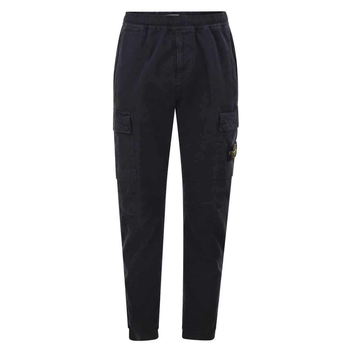 STONE ISLAND Cotton Cargo Pants Men Khaki