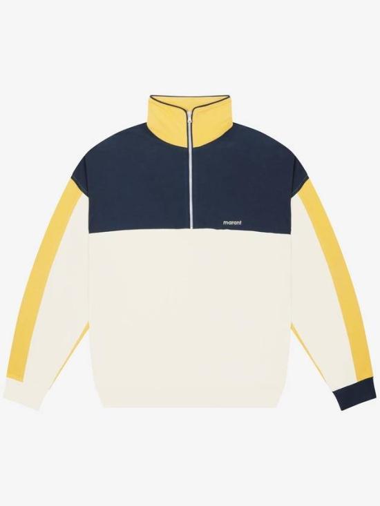 Isabel Marant Hooded Sweatshirt for Women SW0072HAB1M12H10YW YELLOW DOM