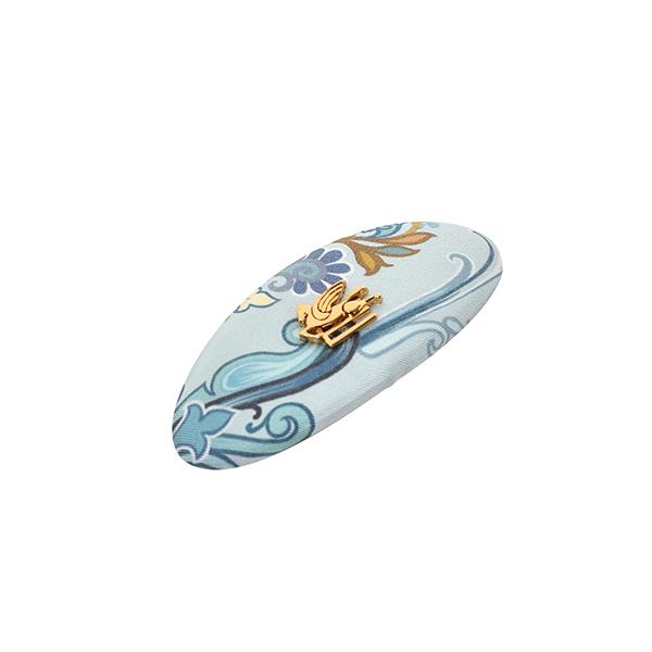 Etro Pegasus Print Silk Hair Clip