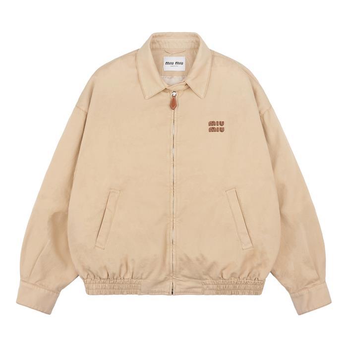 Miu Miu Light Denim Blouson Jacket