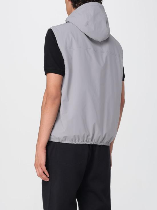 Brunello Cucinelli Membrane Nylon Hooded Down Vest MM49A7432G C1704 GREY DOM
