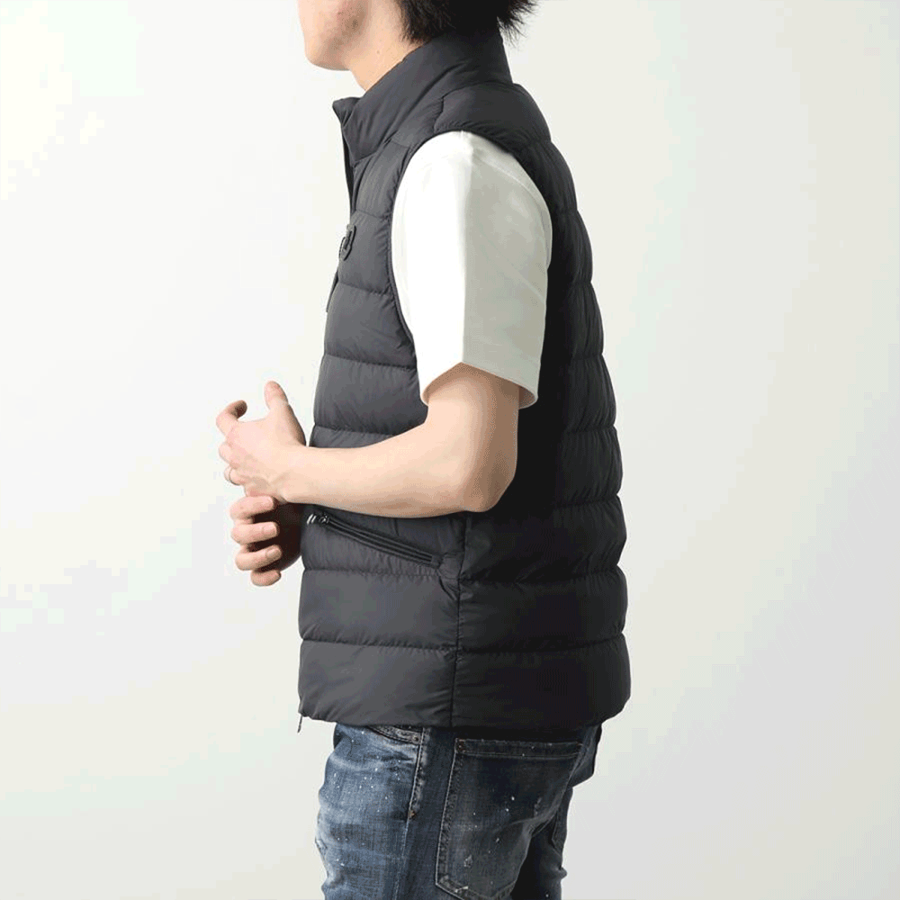 Moncler Black Puffer Vest Men’s 1A00144
