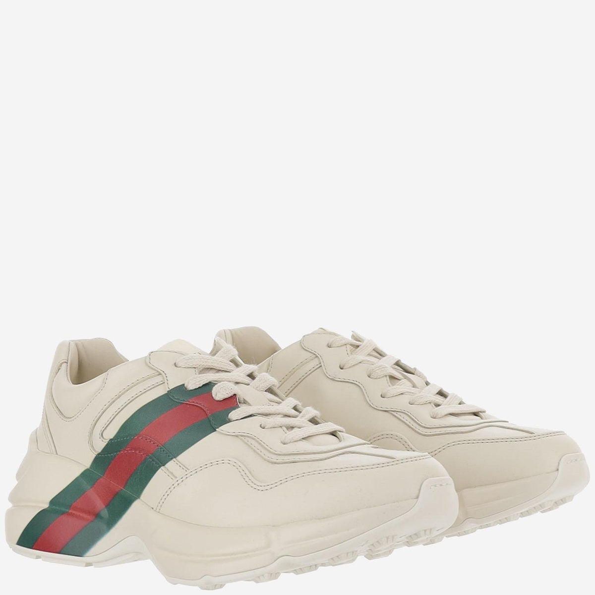 GUCCI Low-Top Sneakers Women’s Leather Casual Shoes