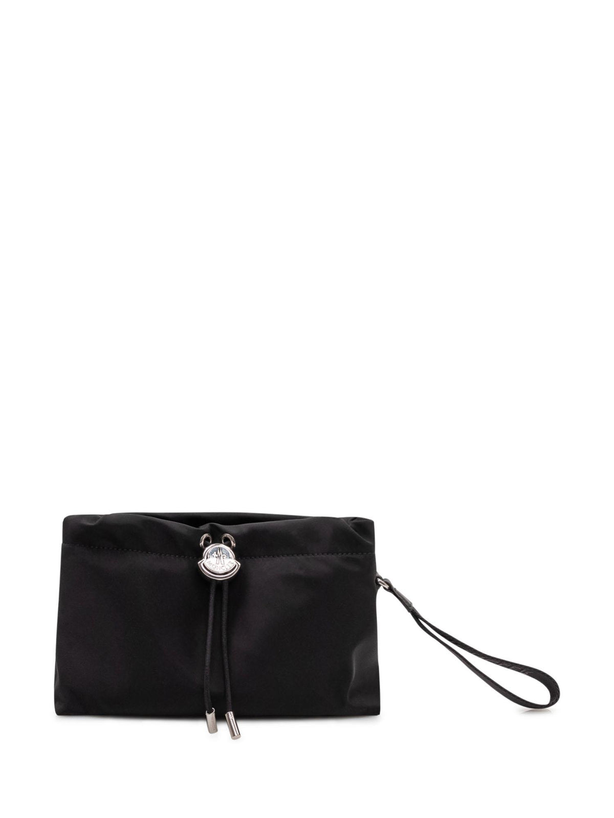 Moncler Black Leather Tote Bag