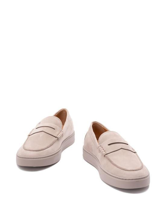 Tods Leather Loafers Navy Men’s Classic Slip-On Shoes