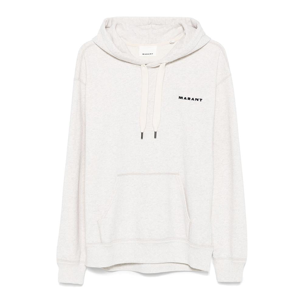 Isabel Marant Ecru Marcelo Logo Hooded Sweatshirt Men’s SW0055HA B1M17H 23EC