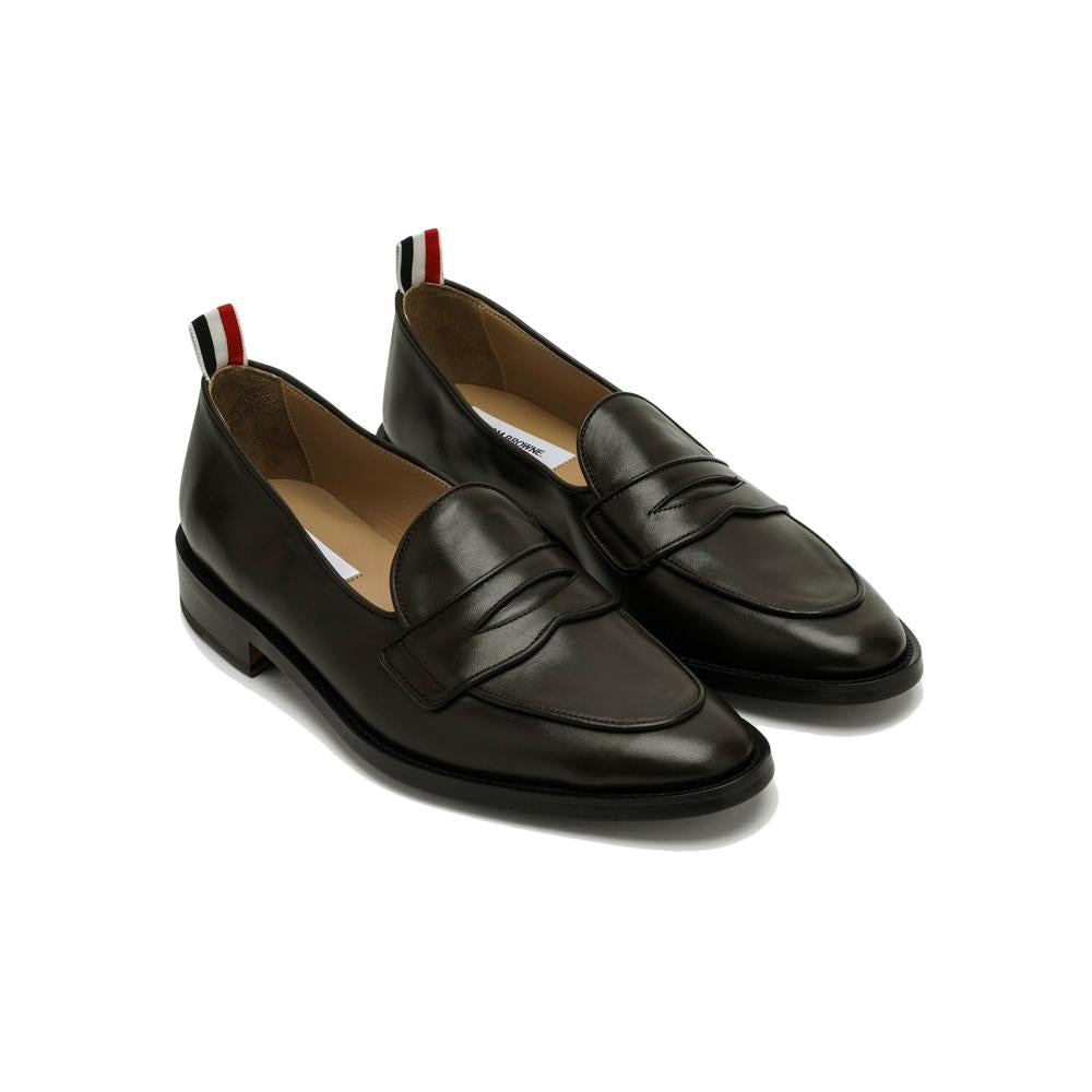 THOM BROWNE Vitello Varsity Penny Loafers MFL087A 05584 205