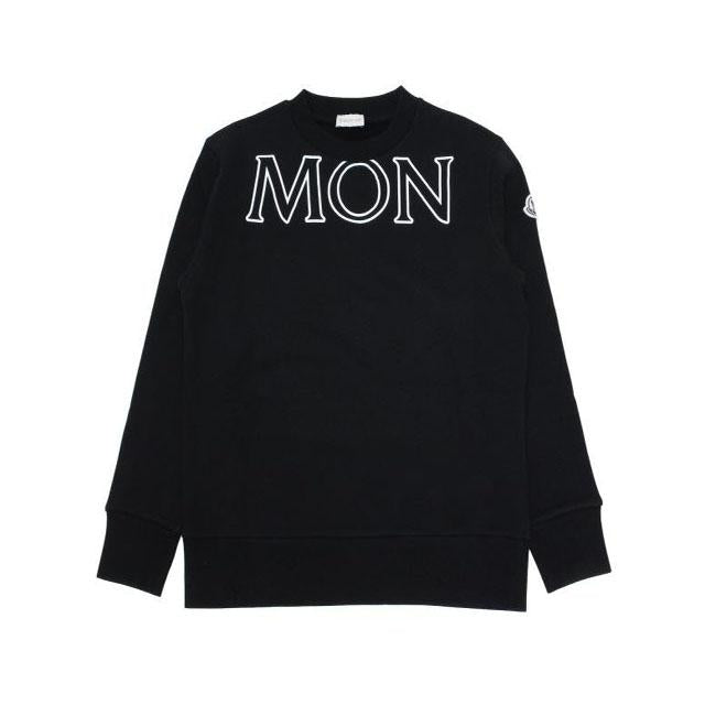 Moncler Black Arm Logo Lettering Women’s Sweatshirt