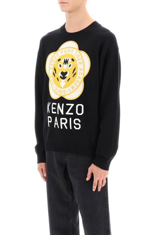 KENZO Men's Crewneck Knit Sweater FD65PU4293BB99J