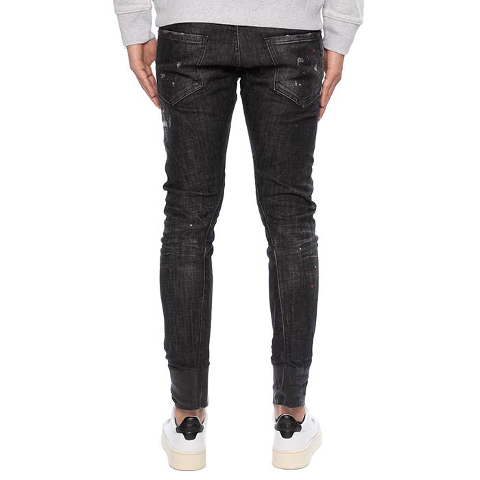 Dsquared2 Men’s Coated Sexy Twist Jeans Denim Pants
