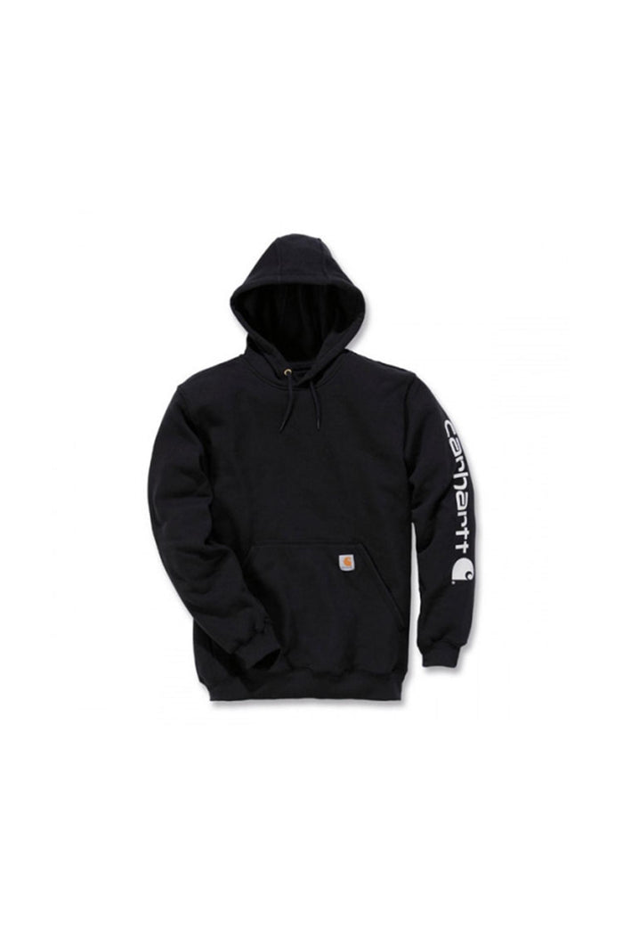 Carhartt Midweight Logo Pullover Hoodie Black Men’s K288 001