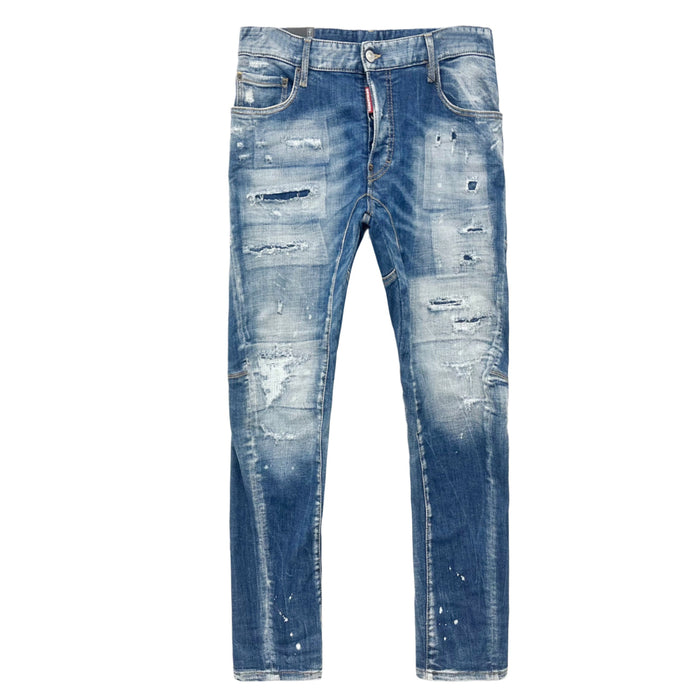 Dsquared2 Tidy Biker Jeans Denim Pants for Men S74LB1438