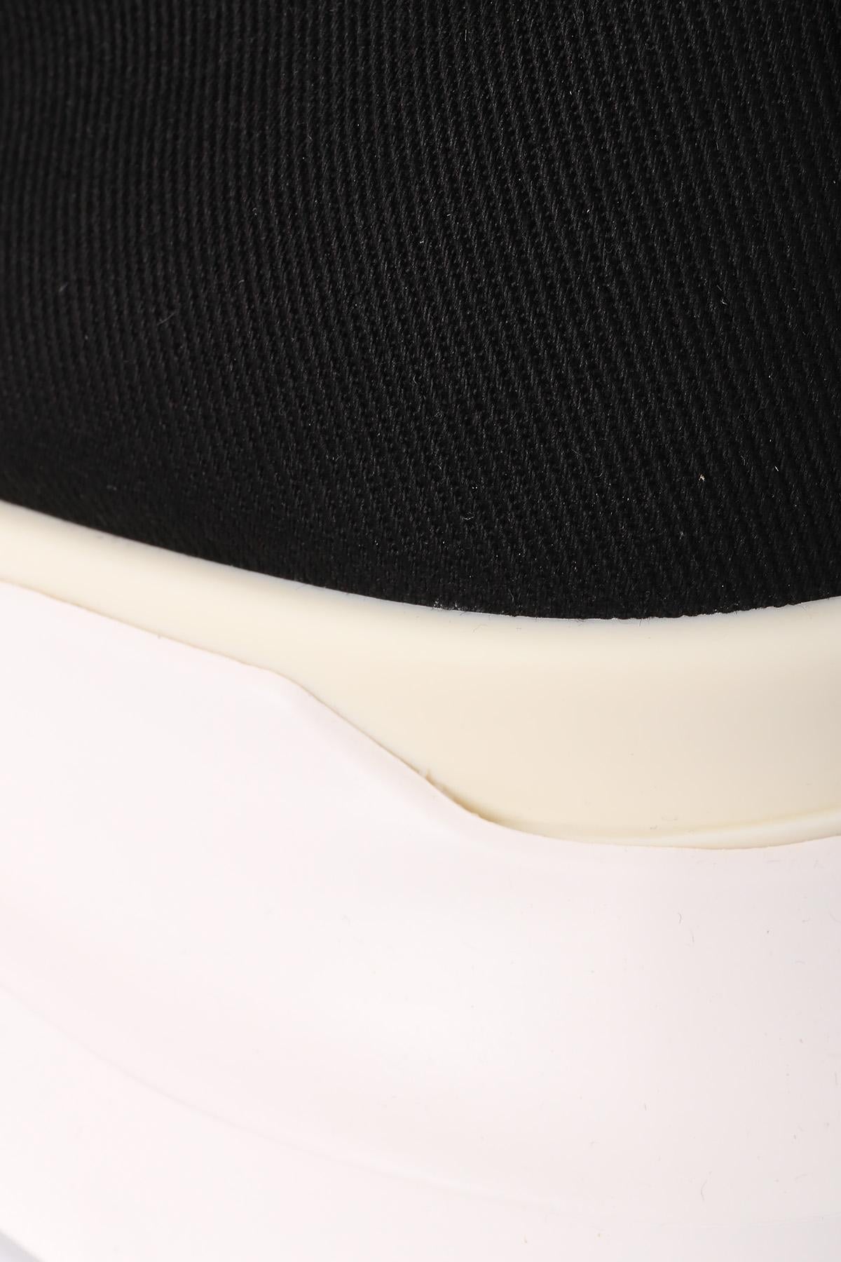 Rick Owens Black Milk DRKSHDW Cargo Abstract High-Top Sneakers