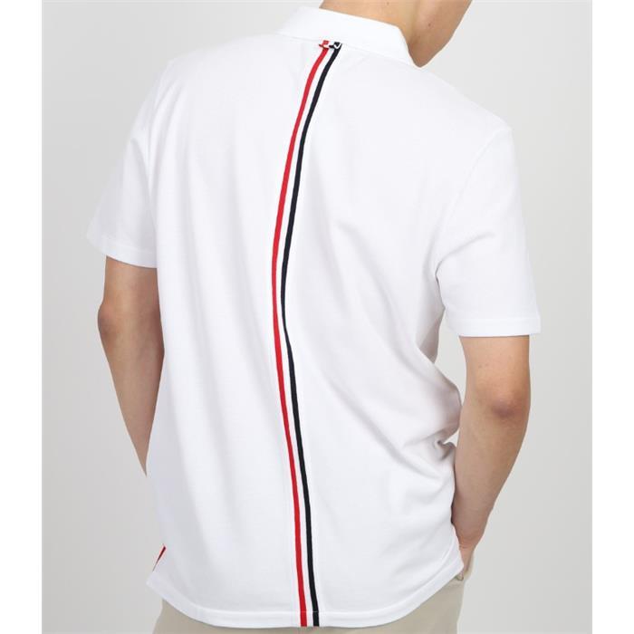 THOM BROWNE Relaxed Fit Center-Back Stripe Short Sleeve T-Shirt MJP042A