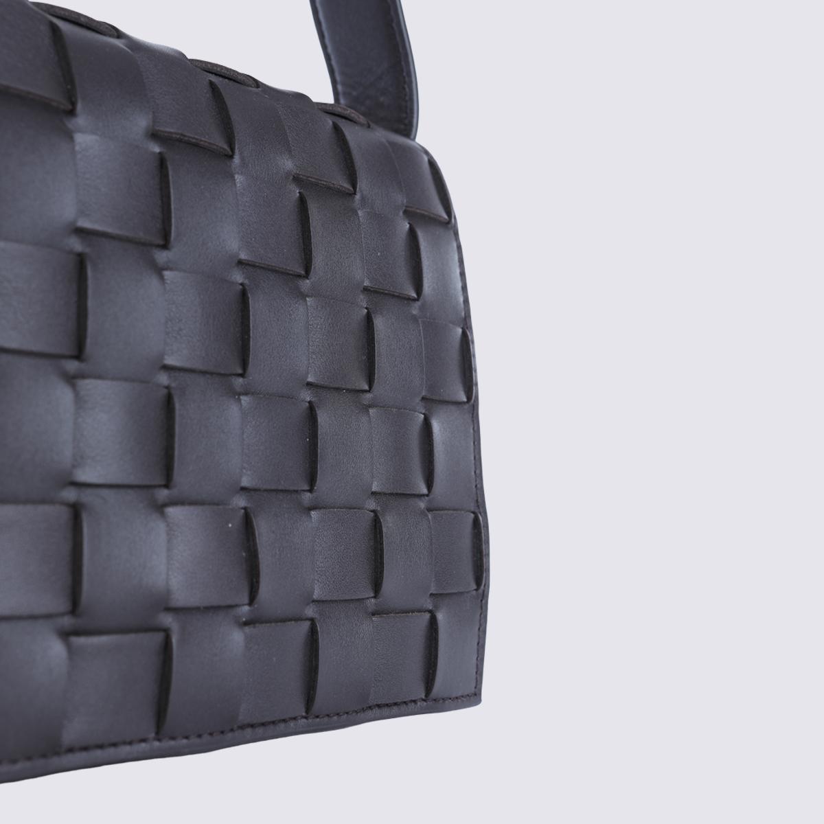 Bottega Veneta Black Leather Crossbody Bag
