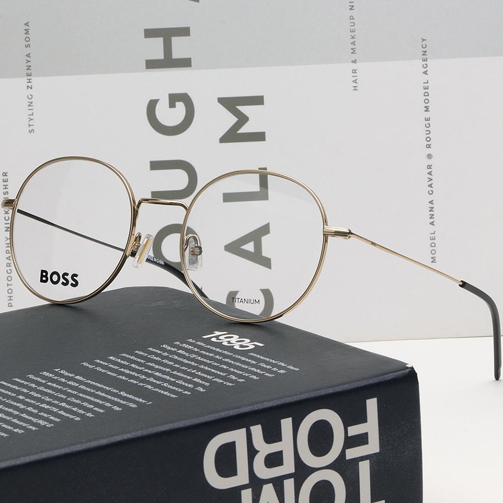 HUGO BOSS Titanium Ultra-Light Unisex Eyeglass Frames BOSS1665 RHL