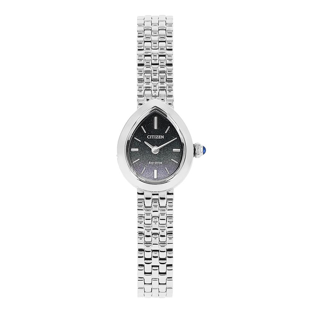 CITIZEN Stainless Steel Women’s Watch Black Dial Analog EX1550 54E