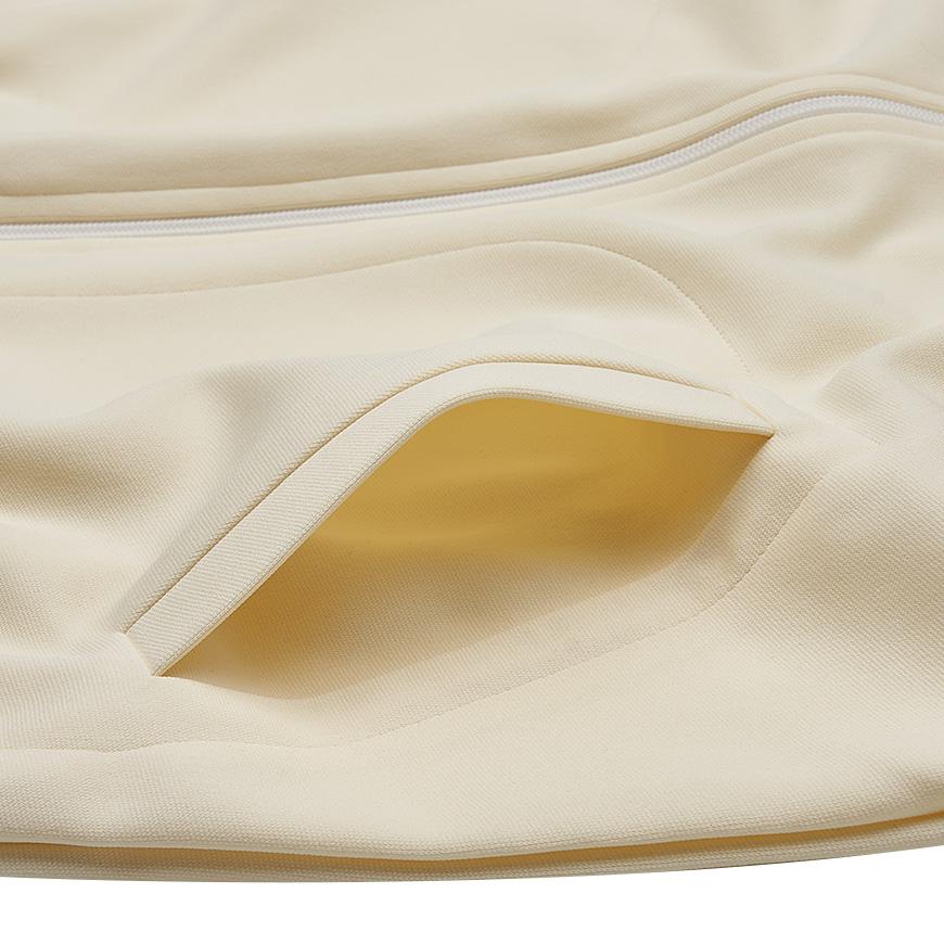 Comme des Garcons Unisex Heart Patch Hoodie Sweater AX T172 051 3 IVORY