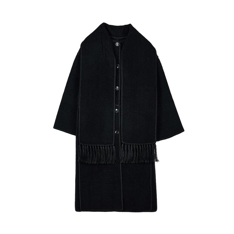 Toteme Embroidered Scarf Coat for Women 244WRO0131FB0292 001