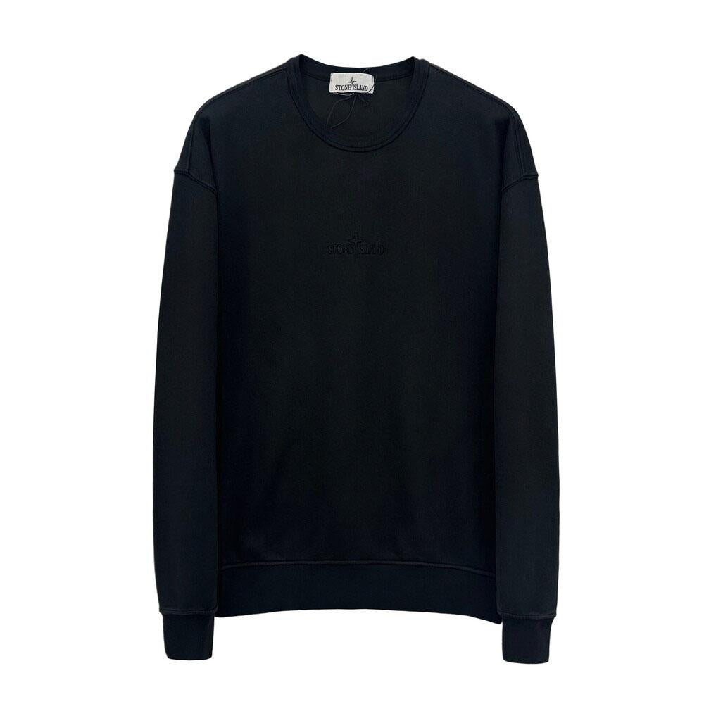 STONE ISLAND Men's Chest Logo Crewneck Sweatshirt