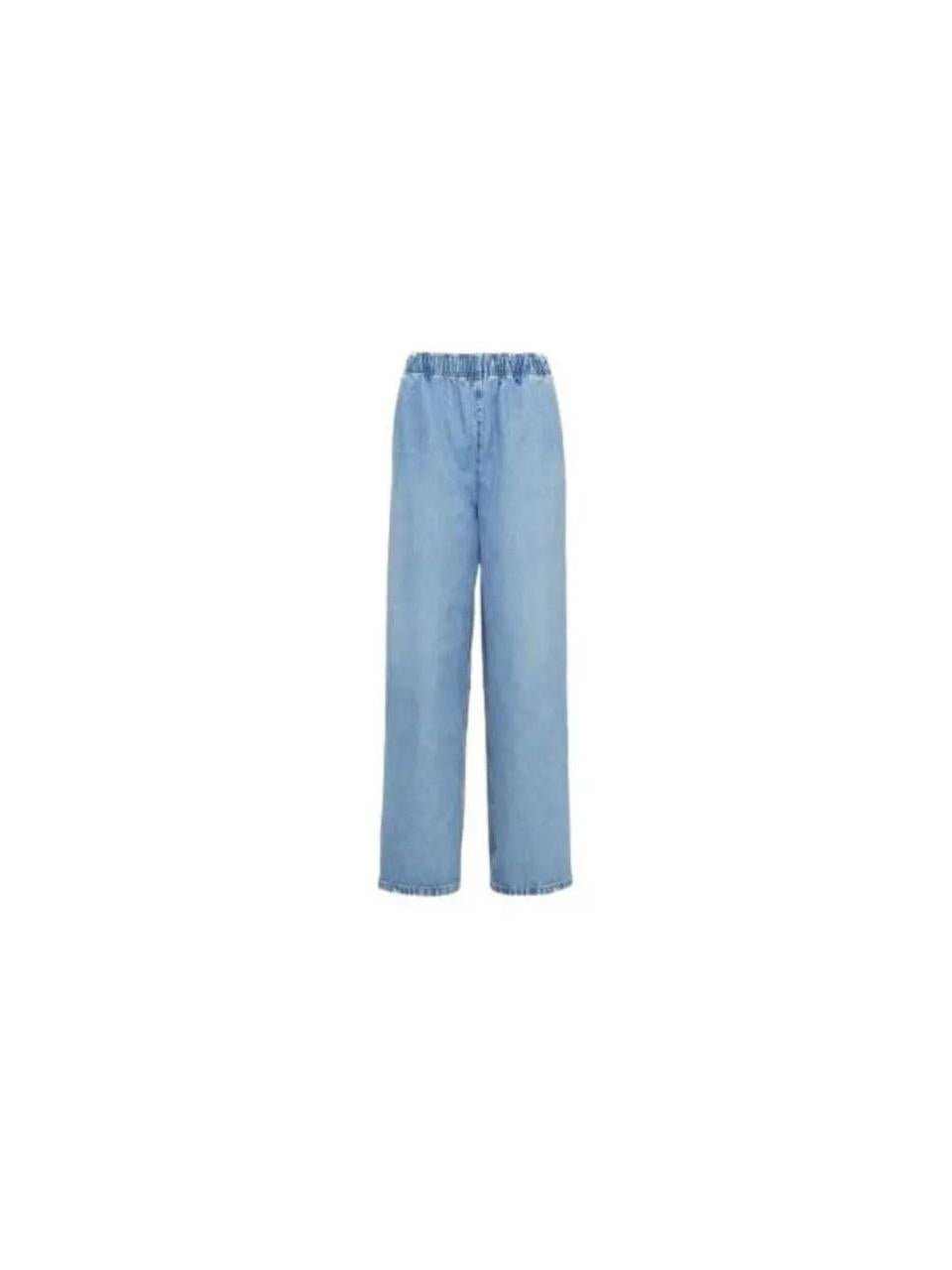 PRADA Wide Leg Denim Jeans GFP509 OOO 14CC F0BAU
