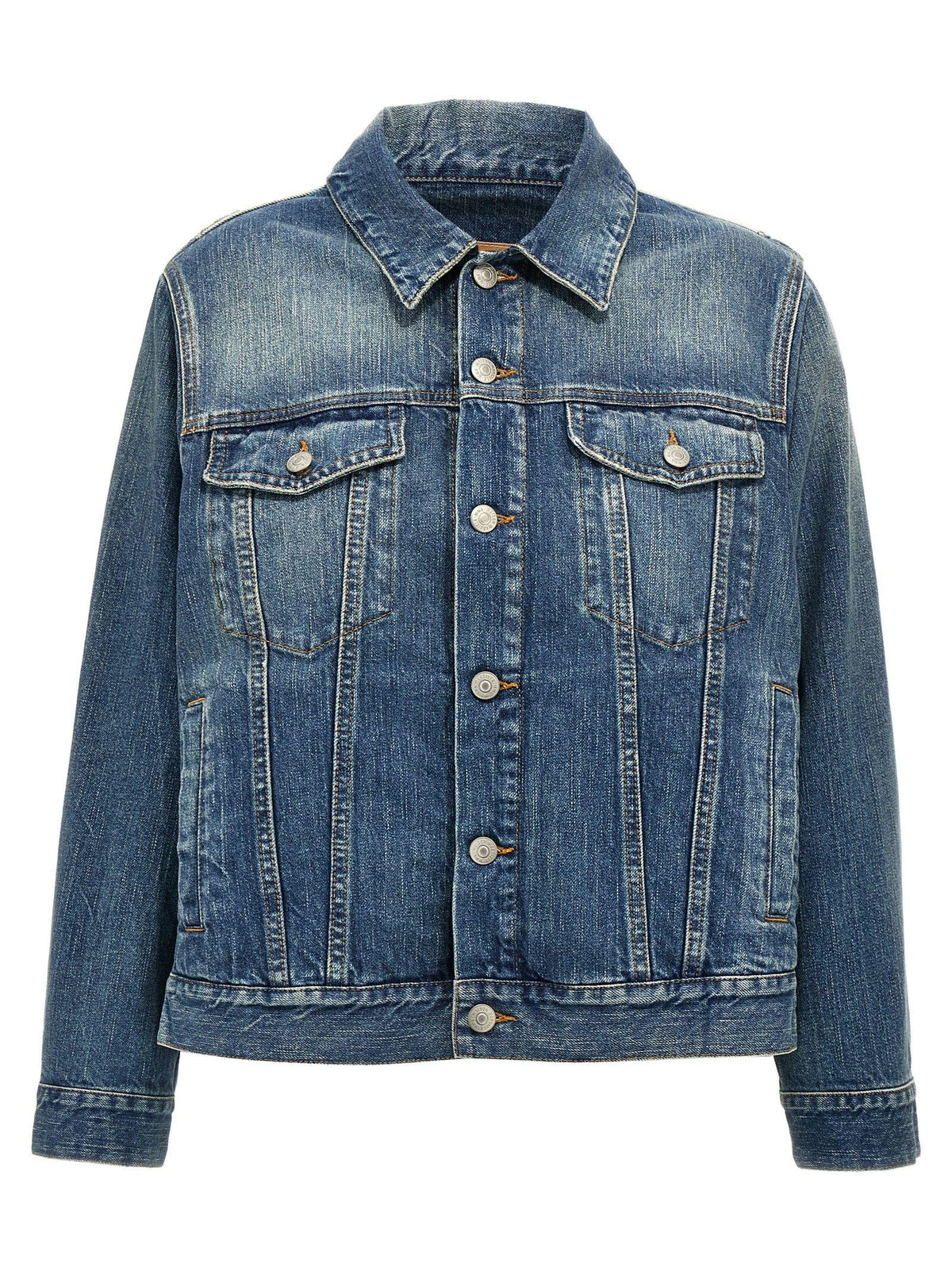 Maison Margiela Blue Denim Trucker Jacket Women’s