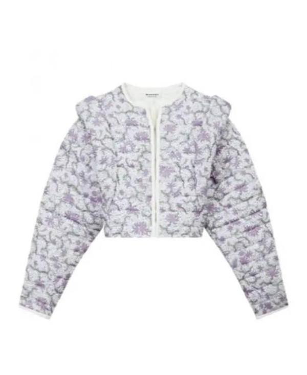 Isabel Marant Drew Jacket Ecru Wool Blend Blazer