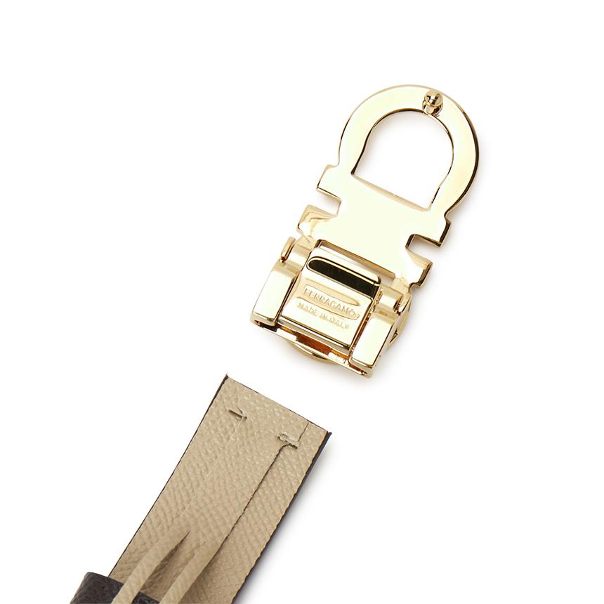 Ferragamo Gancini Reversible Women’s Belt Pre-Cut 230294 0780408