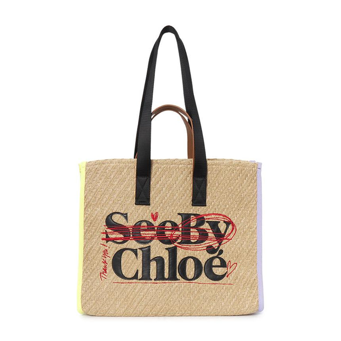 Chloe See By Chloe Leather Tote Bag Brown