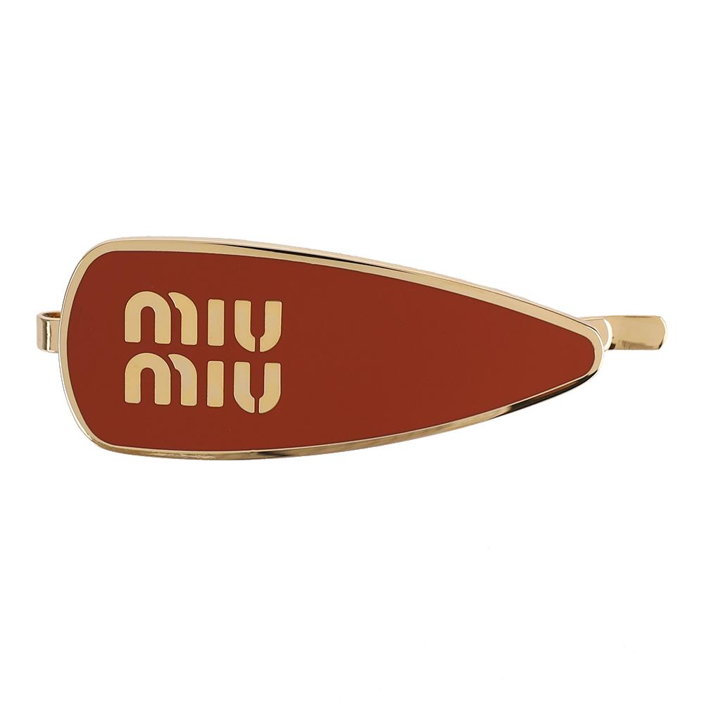 Miu Miu Enamel Metal Hair Clip 5IF147 2F6T F0033