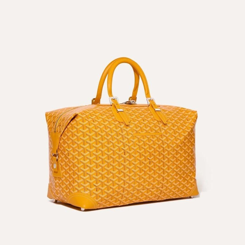 GOYARD Yellow Bowling 45 Unisex Clutch Bag BOWLIN045 TY08 CL08