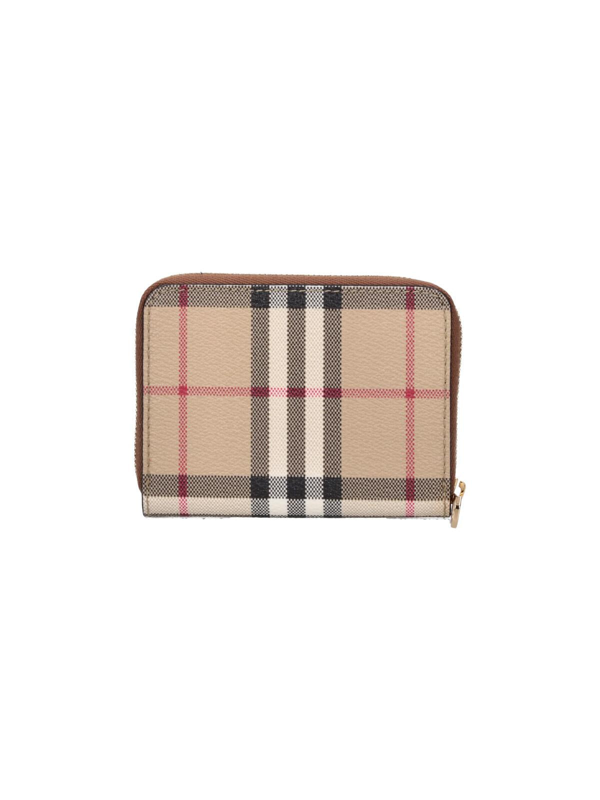 BURBERRY Leather Long Wallet