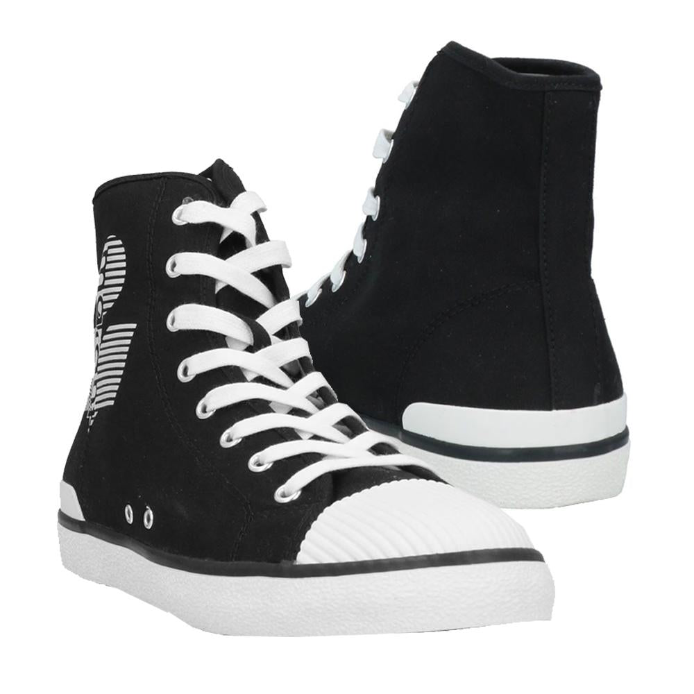 Isabel Marant Black Leather High-Top Sneakers