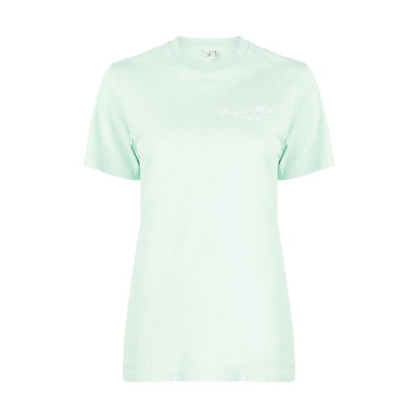 SPORTY&RICH VILLIA Short Sleeve T-Shirt