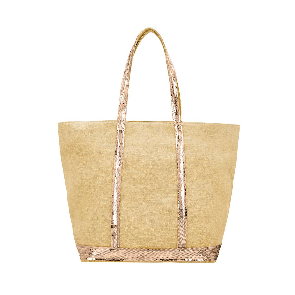 Vanessa Bruno Cabas Sequin Linen Large Women’s Tote Bag 0PVE31 V40409 248