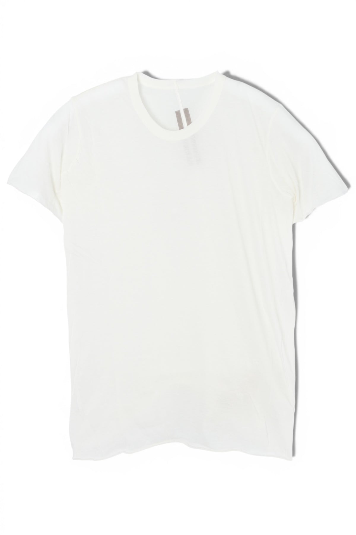 Rick Owens Basic Short Sleeve T-Shirt Milk RU01D3251 UC 11