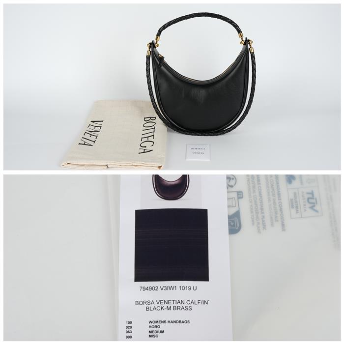 Bottega Veneta Hula Hoop Leather Shoulder Bag 794902 V3IW1 1019