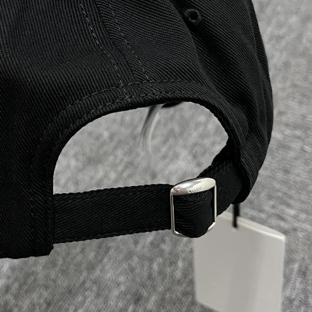 CELINE Triomphe Ricolieu Baseball Cap Navy