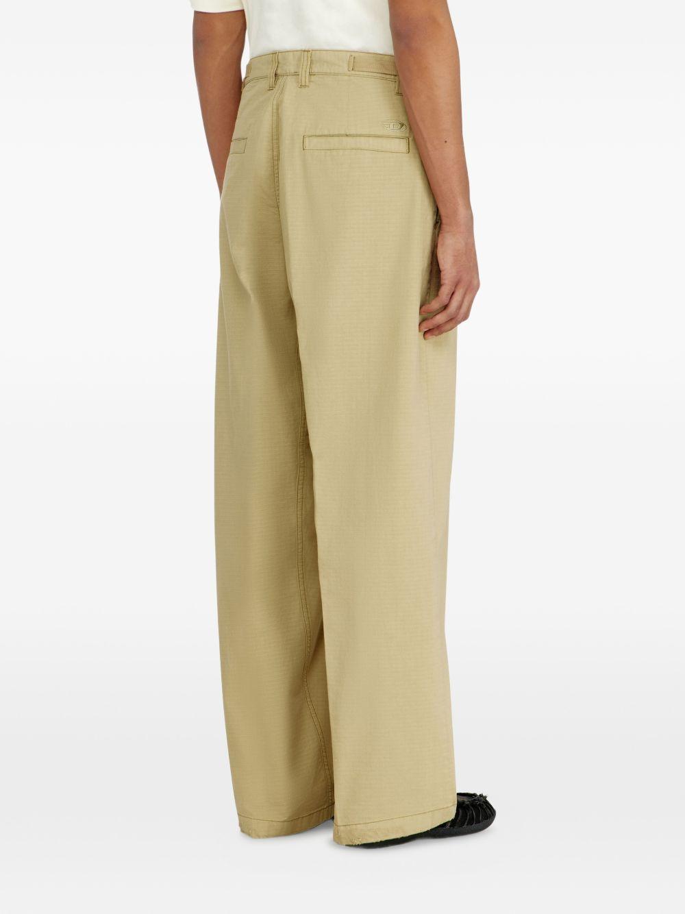DIESEL Black Cropped Pants for Men