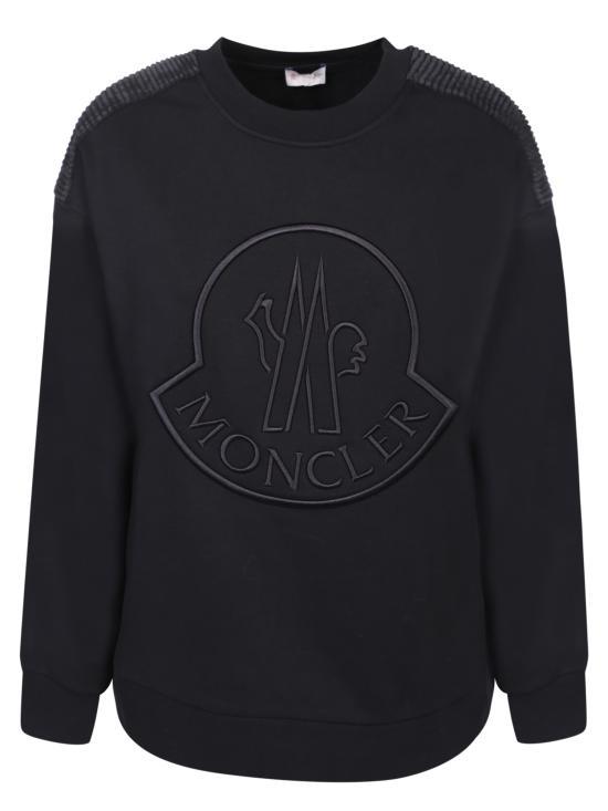 Moncler Logo Sweatshirt Black Women’s