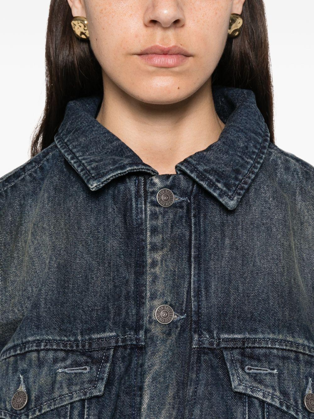 DIESEL Blue Denim Trucker Jacket Women’s