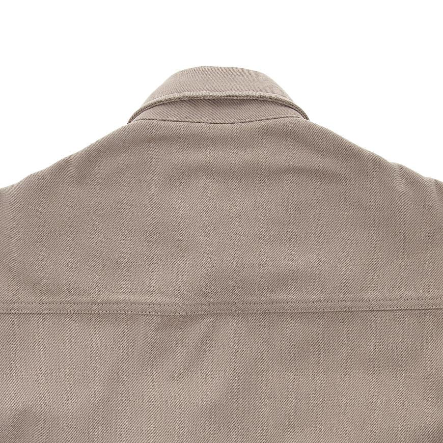 AMI Men's Oversized Shirt with Embroidered Logo Long Sleeve
