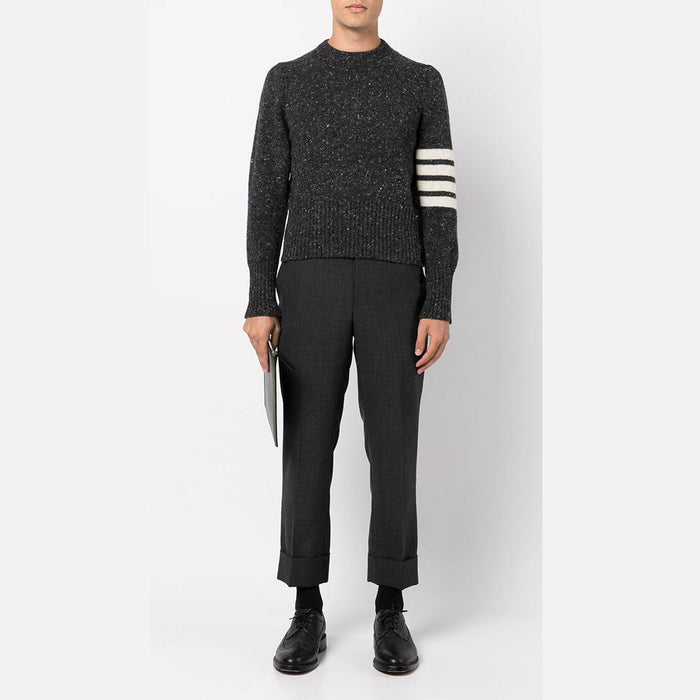 THOM BROWNE Diagonal Armband Crewneck Wool Sweater Men’s MKA093A 00278 025