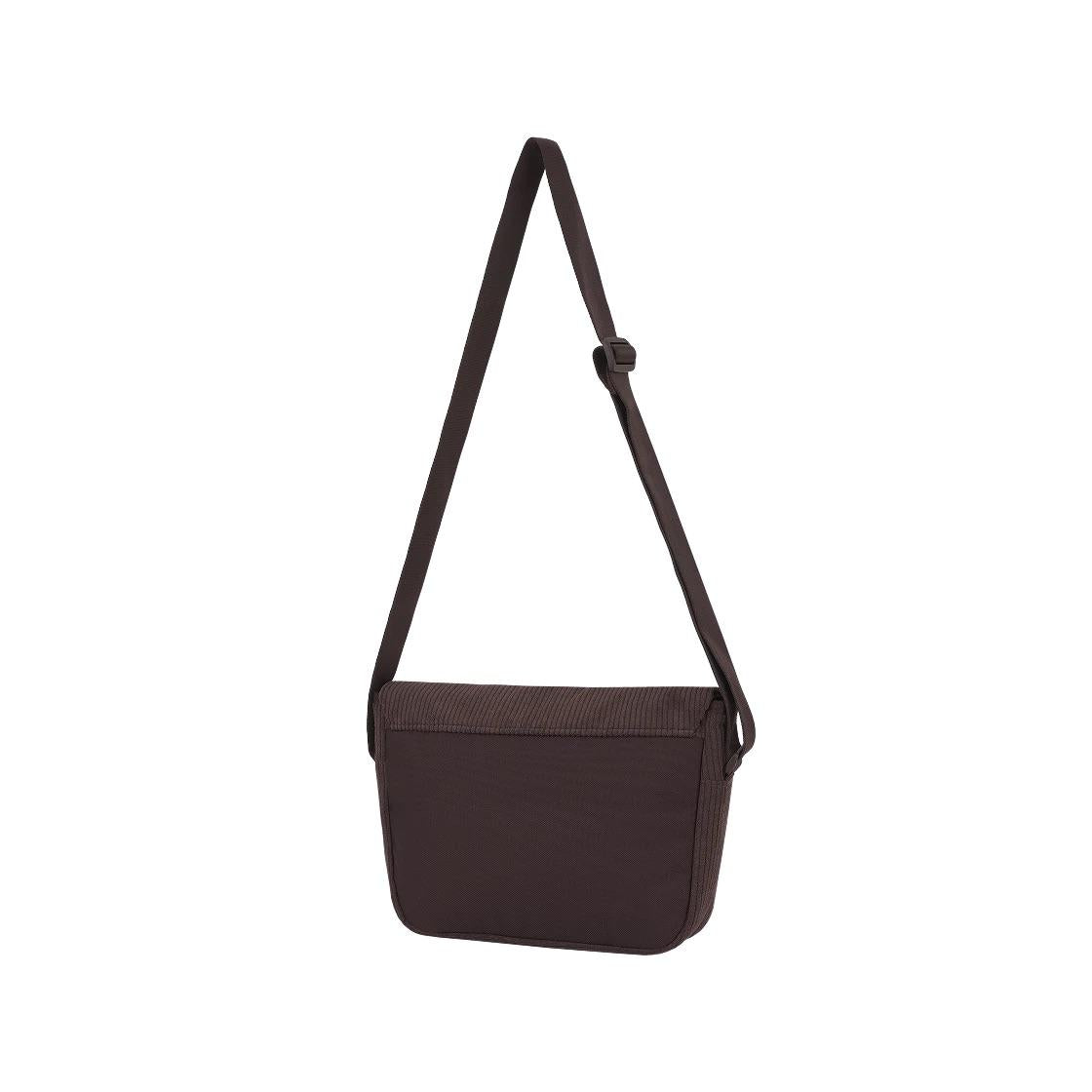 Adidas Corduroy Messenger Crossbody Bag Brown