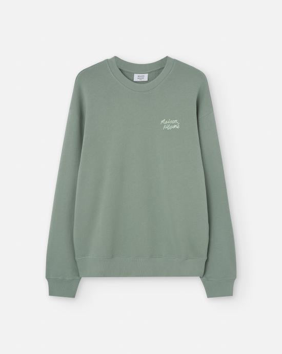 Maison Kitsune Green Long Sleeve Sweatshirt MM00315 KM0321