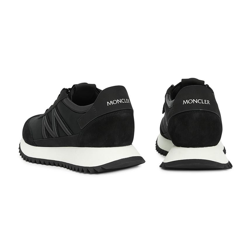 Moncler Men’s Pacey 2 Low-Top Sneakers Black Leather