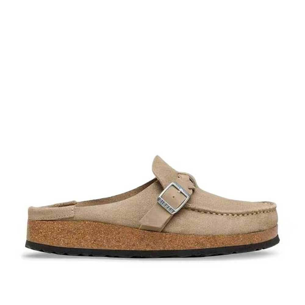 Birkenstock Braid Buckley Taupe Suede Sandals Unisex